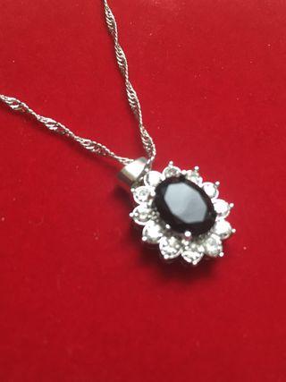 Gargantilla plata 925 negra