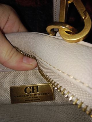 Bolso Carolina Herrera beige