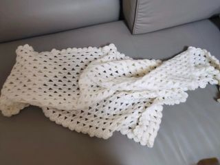 Toquilla/ Chal tejido a crochet