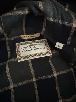 Abrigo Burberry negro talla M