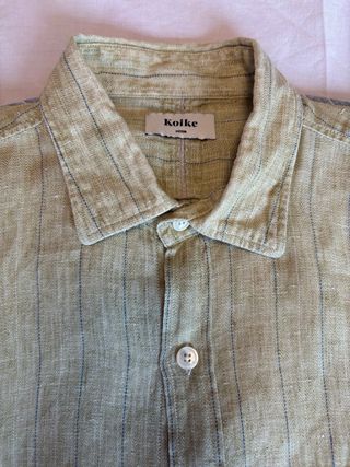 Camisa KOIKE rayas beige-verde