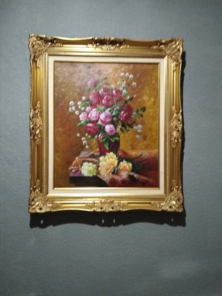 Cuadro Flores - Óleo sobre lienzo