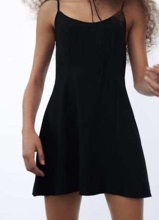 Vestido Zara negro - corto