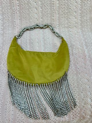 Bolso bandolera Zara - Verde oliva