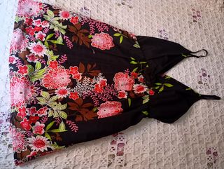 Blusa floral negro
