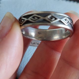 Anillo plata 925 ley - Talla grande