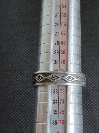 Anillo plata 925 ley - Talla grande