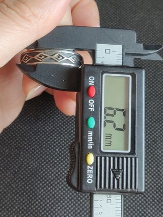 Anillo plata 925 ley - Talla grande