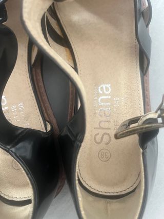 Sandalias negras Shana - T.38