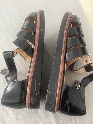 Sandalias negras Shana - T.38