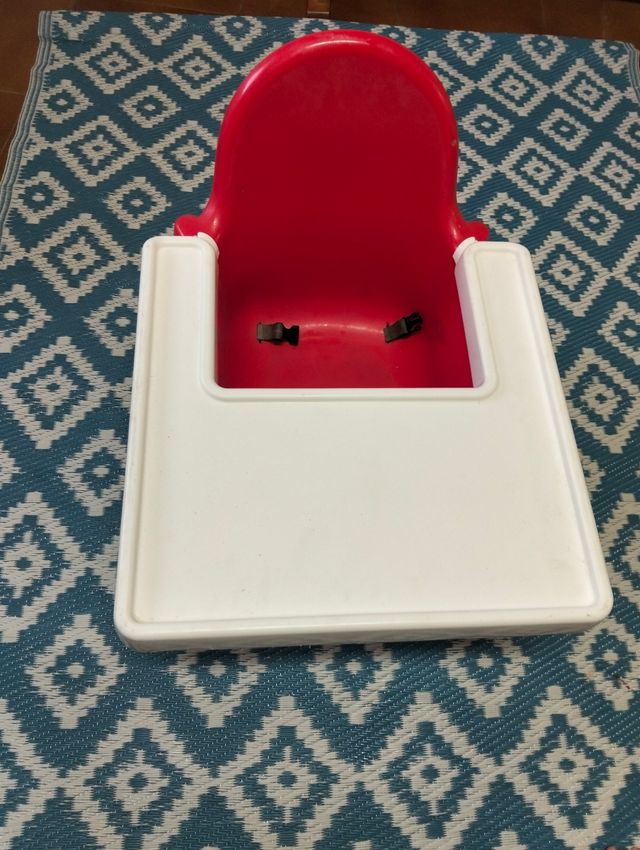 Trona roja infantil - sin patas