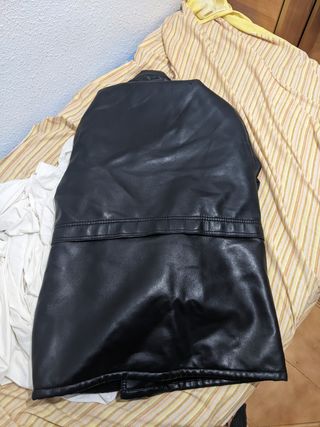 Chaqueta cuero negra World Mark of Fashion - Talla