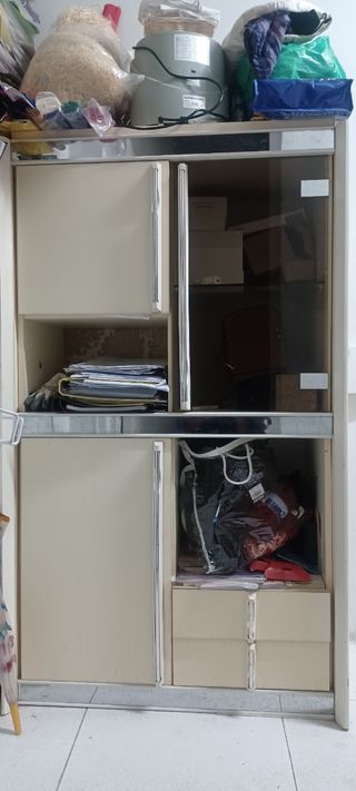 Soporte blanco metal multiusos