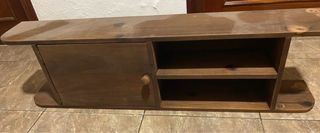 Mueble TV madera marrón