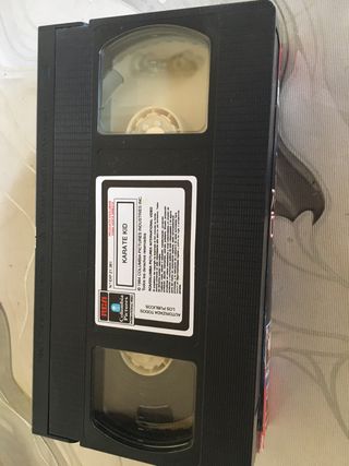 Colección Rocky I-IV VHS y karate kid.