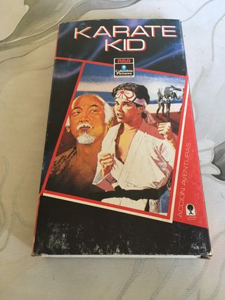 Colección Rocky I-IV VHS y karate kid.