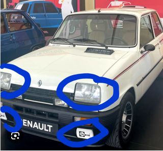 Faros Renault 5 Copa Alpine Turbo nuevos