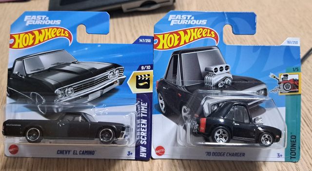 Pack 2 Hot Wheels Fast & Furious  Chevy Y 70 DODGE