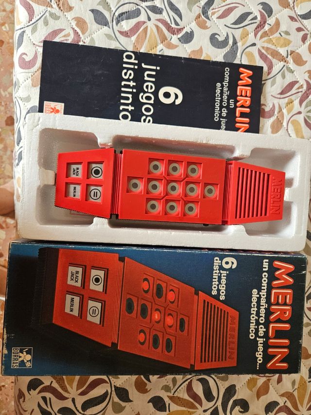 Merlin juego electrónico vintage