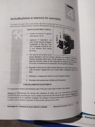 Limitatore carico Pizzamiglio CO5120