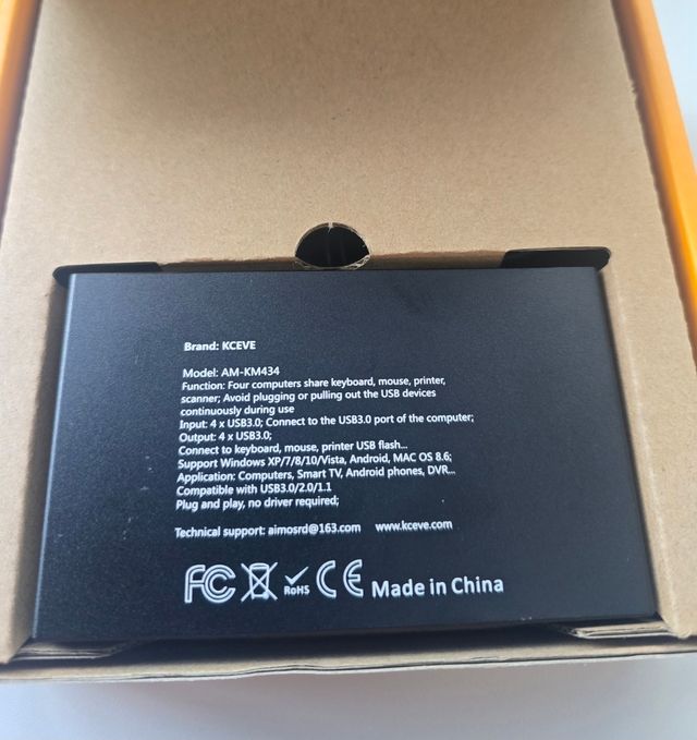 Conmutador KVM HDMI KCEVE