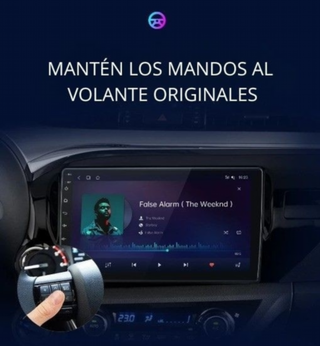 Radio Android Auto Carplay Toyota Hilux 2015 - 20