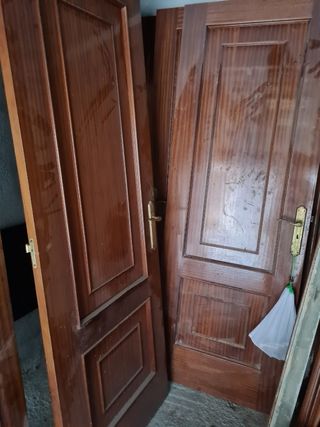 Puertas madera maciza para interior 