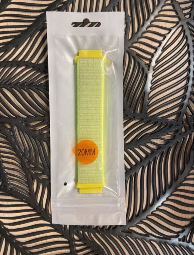 Correa Samsung Galaxy Watch 20mm neón