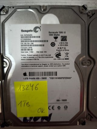 Discos duros 3.5” 1024GB (1TB) SATA. ES DE 1024GB 