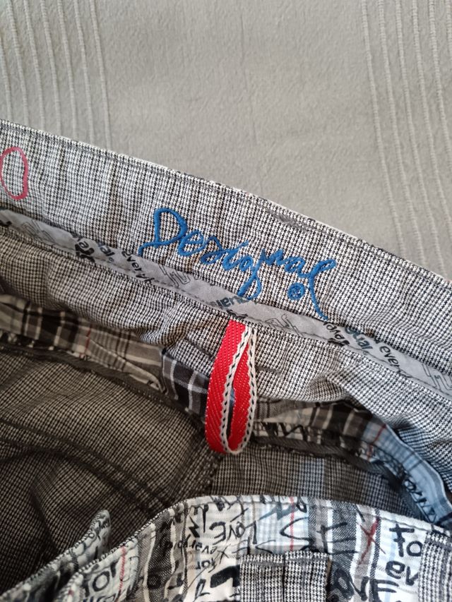 Pantalón Desigual gris hombre