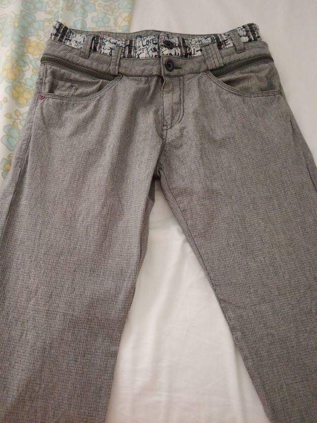 Pantalón Desigual gris hombre