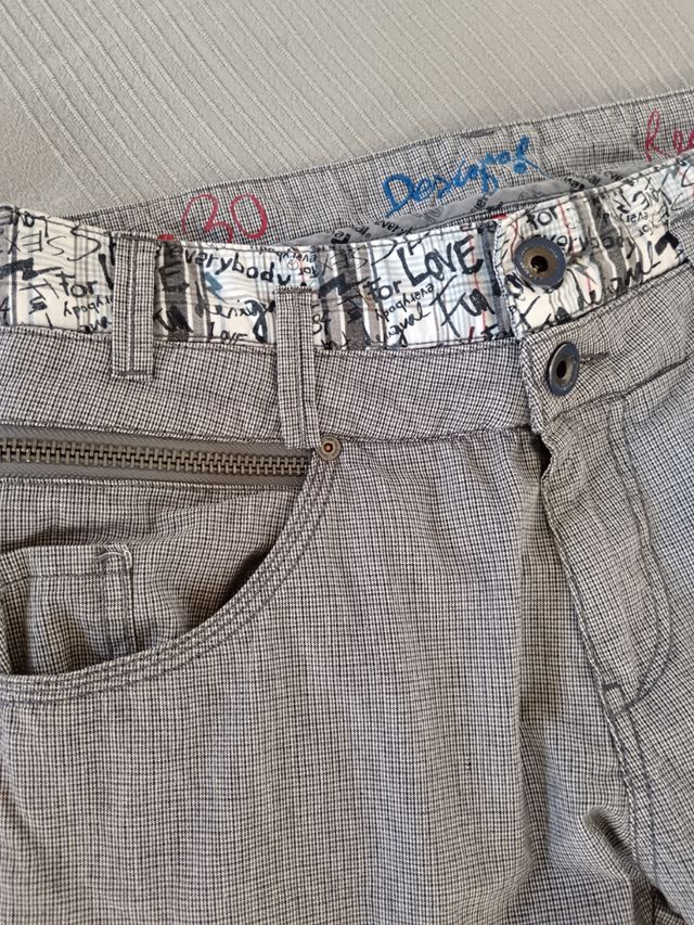 Pantalón Desigual gris hombre