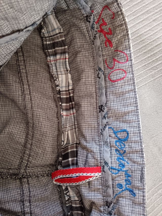 Pantalón Desigual gris hombre