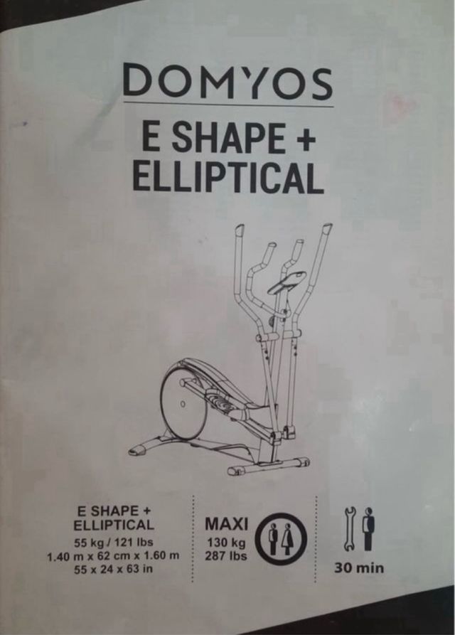 Bicicleta elíptica Domyos - Fitness