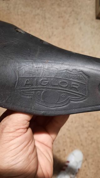 Sella in cuoio anni 40