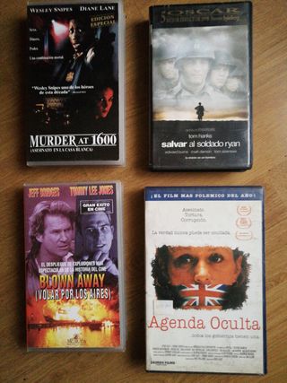 VHS 80-90s: Asesinato en la Casa Blanca, etc.