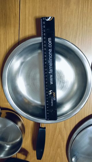 Juego de ollas IBER - acero inoxidable