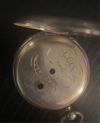 Orologio da tasca antico in argento
