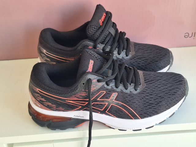 Zapatillas Asics Gel-Pulse - Negras/Naranja