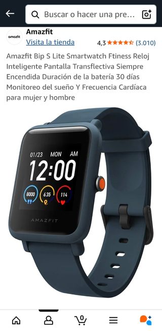 Frecuencia Cardíaca Amazfit Bip Pantalla Siempre Encendida Amazfit