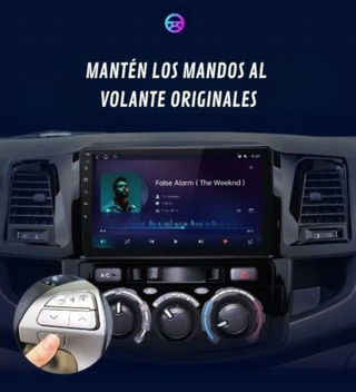 Radio Android Auto Carplay Toyota Hilux 2009 - 20