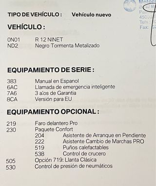 BMW R nineT 1200 - Impecable