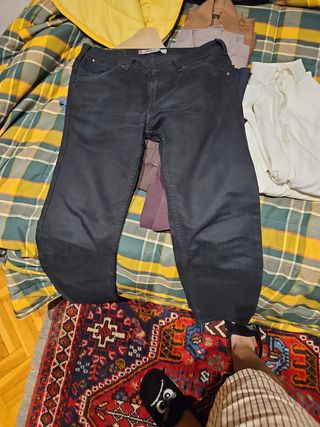 Levi's 504 Straight - Vaqueros negros L