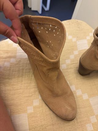 Botines beige