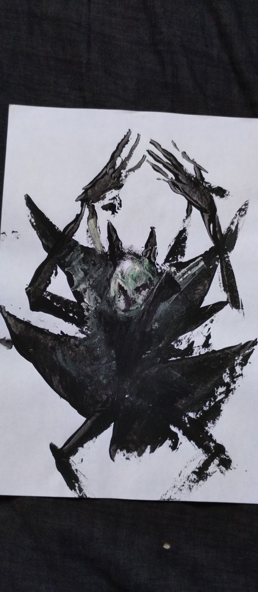 Pintura - Arte primitivo Oscuro