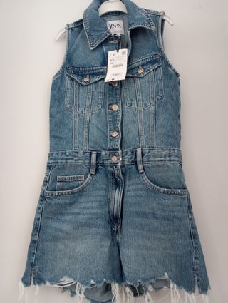 Mono vaquero Zara XS
