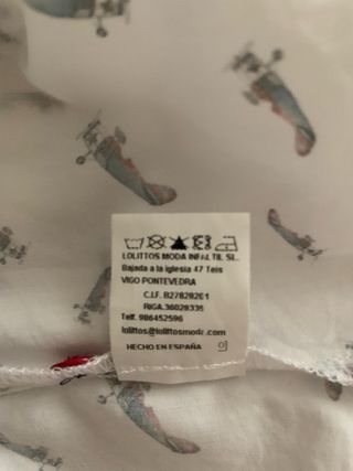 Camisa Lolittos aviones talla 16 años