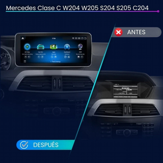 Radio Android Auto Carplay Mercedes Clase C W204