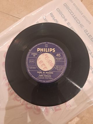 Vinile 45 giri Fabio Concato - Fiore di Maggio