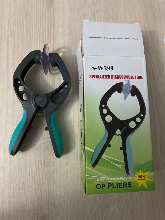 Pinça de Ventosa S-W299 - Desmontagem LCD